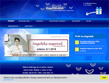 Tablet Screenshot of angelski-dotik.si